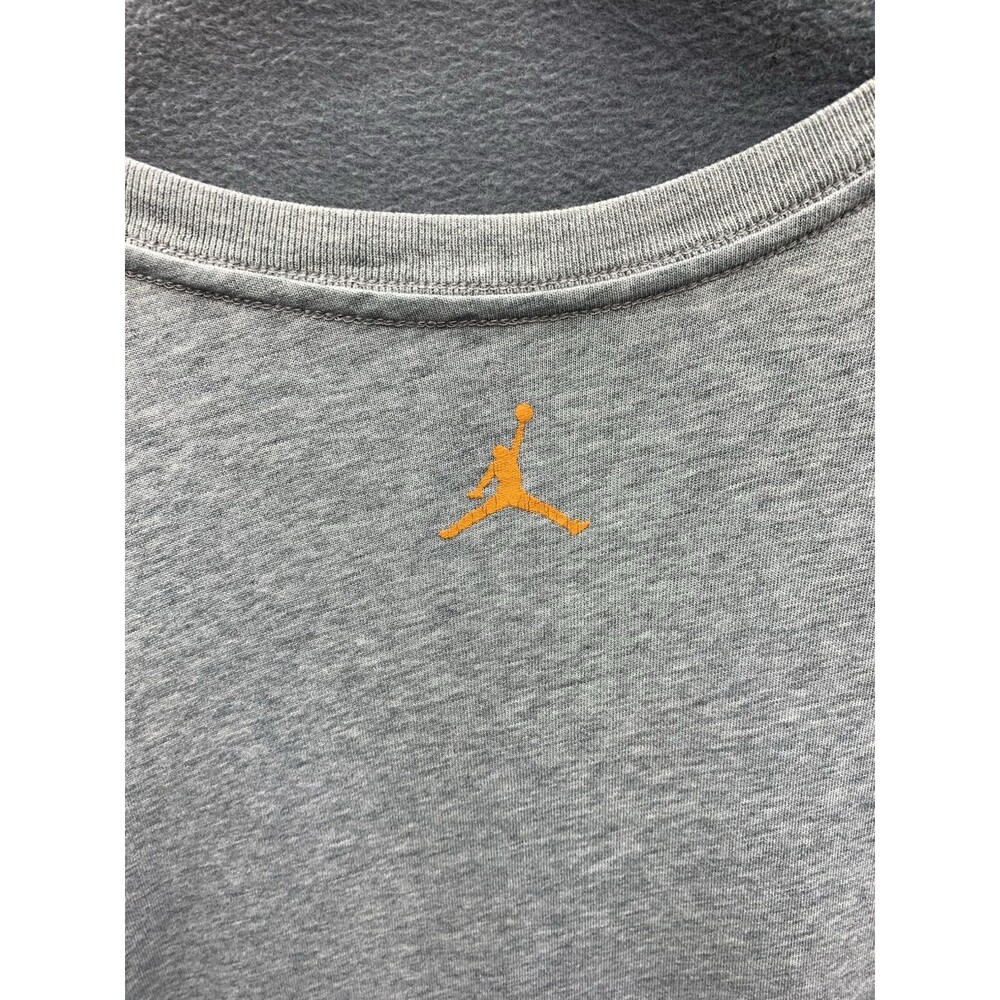 Jordan Dri-Fit Graphic Tee T-Shirt Men's Size XXL Gray Crew Neck 465104-063 - Picture 11 of 13